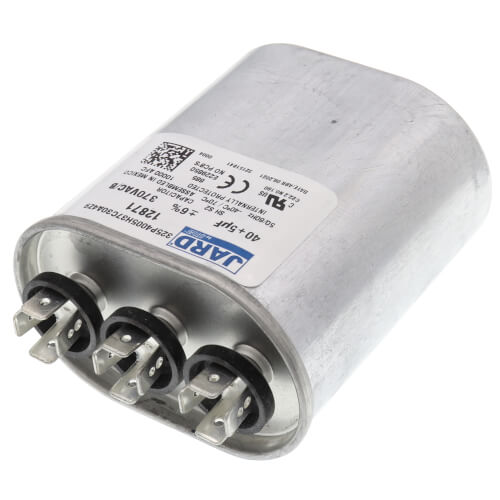 Main product image of 40/5 MFD Oval Run Capacitor (370V)