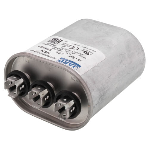 Main product image of 45/5 MFD Oval Run Capacitor (370V)
