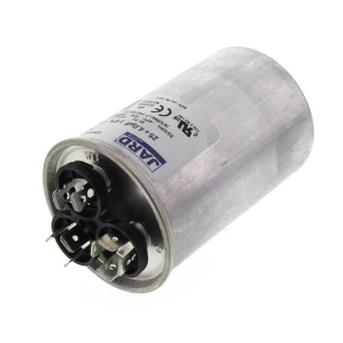 Main product image of 25/4 MFD Round Run Capacitor (370V)