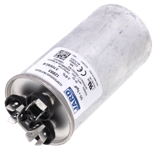 Main product image of 55/5 MFD Round Run Capacitor (370V)