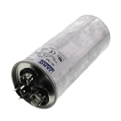 Main product image of 80/5 MFD Round Run Capacitor (370V)