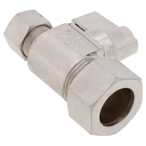 Main product image of 5/8" Compression x 3/8" Compression Straight Stop Valve (Lead Free)
