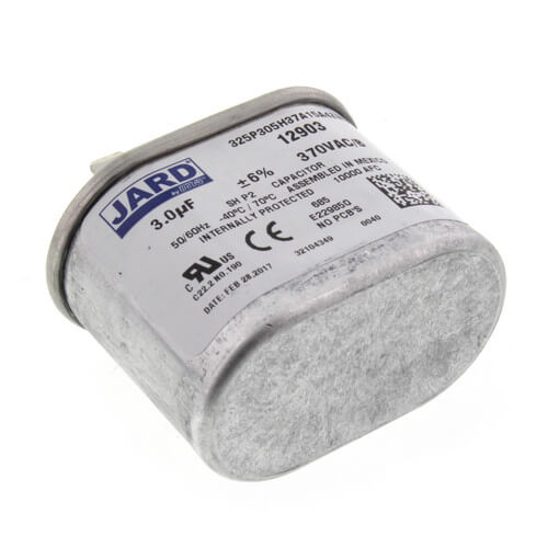 3 MFD Oval Run Capacitor (370V)