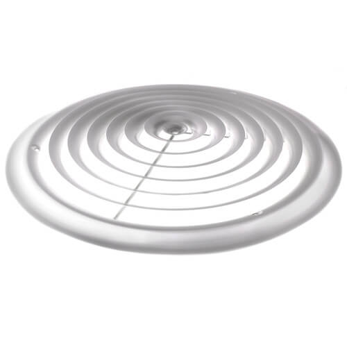 14" (Wall Opening Size) Round White Ceiling Diffuser (16 Series)