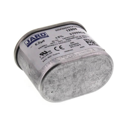 6 MFD Oval Run Capacitor (370V)