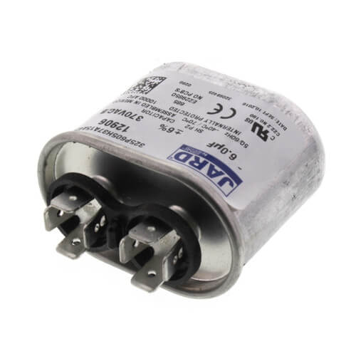 6 MFD Oval Run Capacitor (370V)