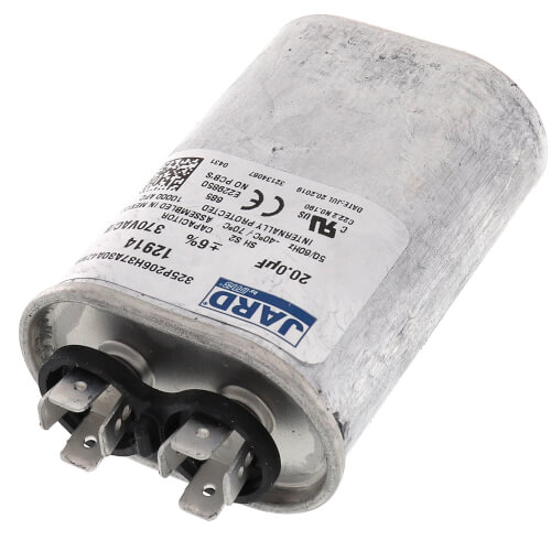 Main product image of 20 MFD Oval Run Capacitor (370V)