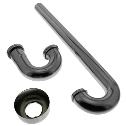 12916K Everflow 12916K 11/2" Chrome Plated Brass STrap, 17 GA w