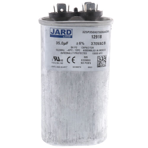 Main product image of 35 MFD Oval Run Capacitor (370V)
