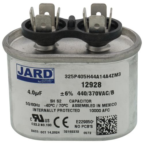 Main product image of 4 MFD Oval Run Capacitor (440V)