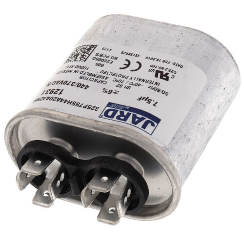 7.5 MFD Oval Run Capacitor (440V)