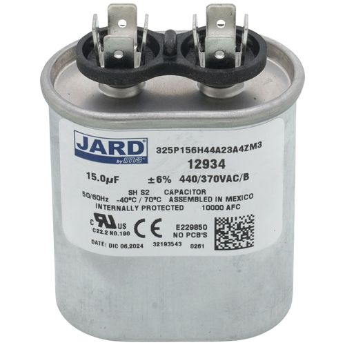 Main product image of 15 MFD Oval Run Capacitor (440V)