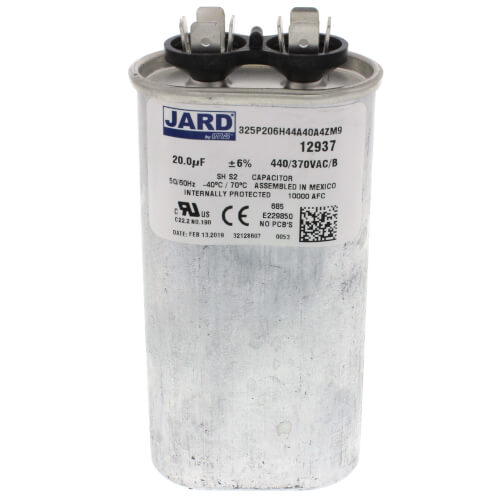 Main product image of 20 MFD Oval Run Capacitor (440V)