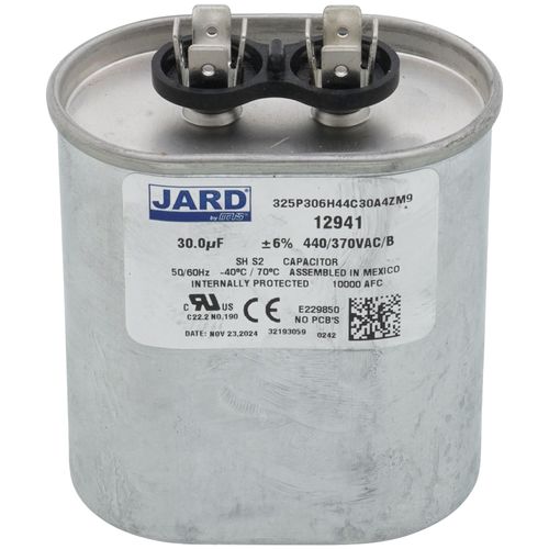 Main product image of 30 MFD Oval Run Capacitor (440V)