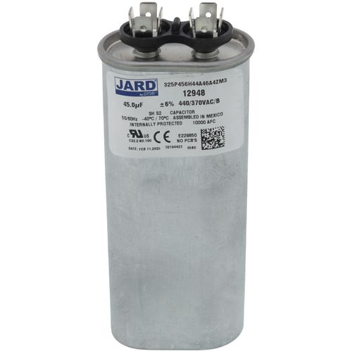 Main product image of 45 MFD Oval Run Capacitor (440V)