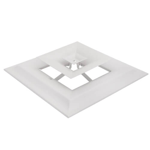 Main product image of Series 24 6" (Wall Opening Size) Step Down Square Ceiling Diffuser (Steel)