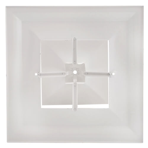 Main product image of Series 24 6" (Wall Opening Size) Step Down Square Ceiling Diffuser (Steel)