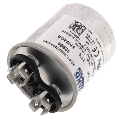 Main product image of 12.5 MFD Round Run Capacitor (370V)