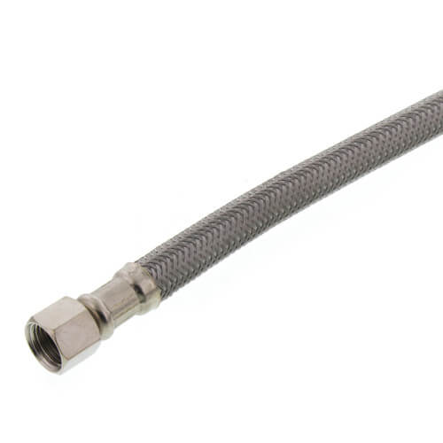 Main product image of 120" Ice Maker Braided Stainless Steel Hose Connector (1/4" x 1/4" Compression Thread)