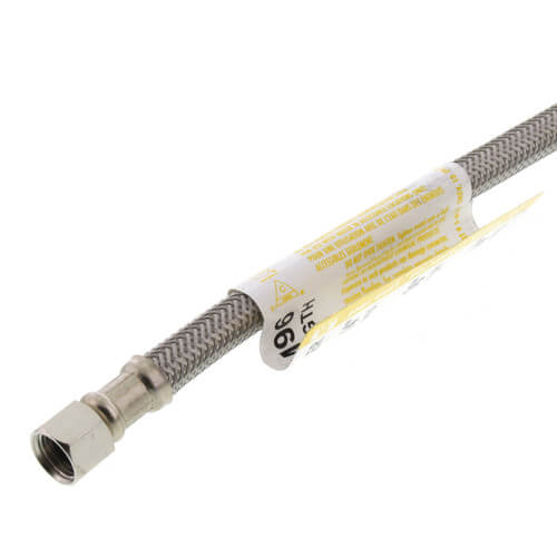 Main product image of 96" Ice Maker Braided Stainless Steel Hose Connector (1/4" x 1/4" Compression Thread)