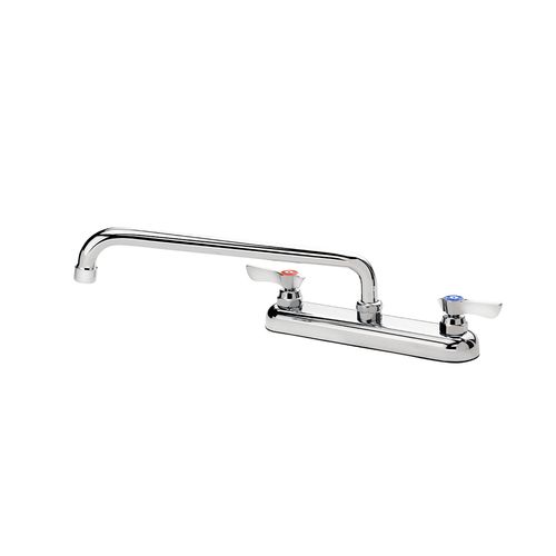 Main product image of Silver Series 8" Center Deck Mount Kitchen Faucet w/ 12" Spout, 13-812L