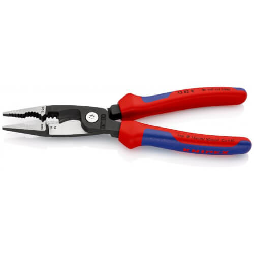 Main product image of 8-1/4" 6-in-1 Electrical Installation Pliers w/ Comfort Grip (12 and 14 AWG)