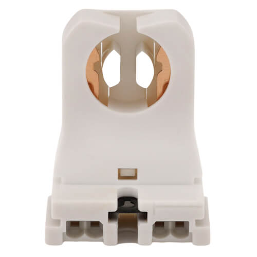 Main product image of Slide-On Fluorescent Lampholder for Medium Bi-Pin Lamps - White