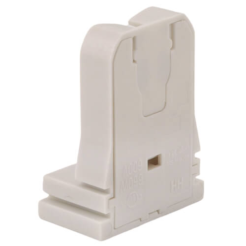 Main product image of Slide-On Fluorescent Lampholder for Medium Bi-Pin Lamps - White