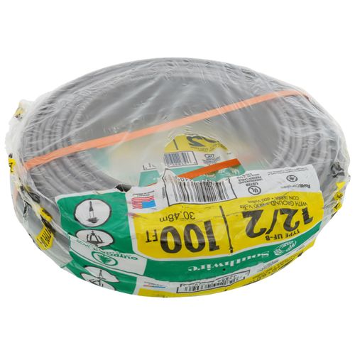 Main product image of 12/2 UF-B Copper Underground Feeder & Branch Circuit Cable w/ Ground Wire (100' Coil)
