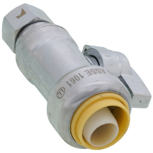 Main product image of 1/2" CTS x 3/8" OD Compression Straight Stop Valve - LFQC894S, Lead Free (Chrome)