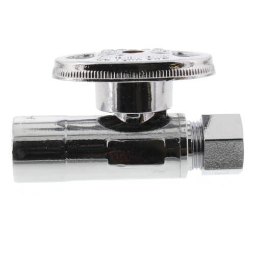 Main product image of 1/2" Nominal Sweat x 3/8" OD Compression Straight Stop Valve - LFBV892013, No Lead (Chrome)