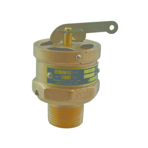 Main product image of 3/4" MNPT x Top RVS13 333 LBS/HR Low Pressure Steam Safety Valve (5 psi)
