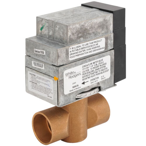 Main product image of 1-1/4" Sweat Zone Valve (Three Wire)