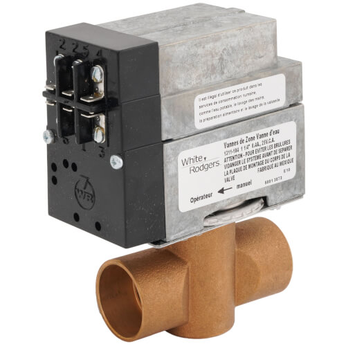 Main product image of 1-1/4" Sweat Zone Valve (Three Wire)