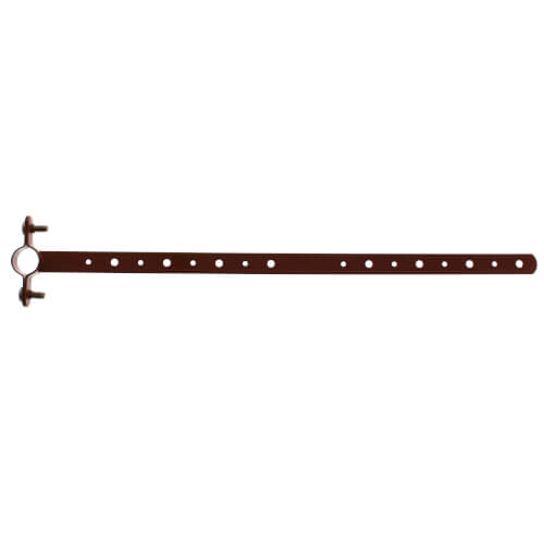 Main product image of 1/2" x 12" Copper Epoxy Coated Milford Hanger