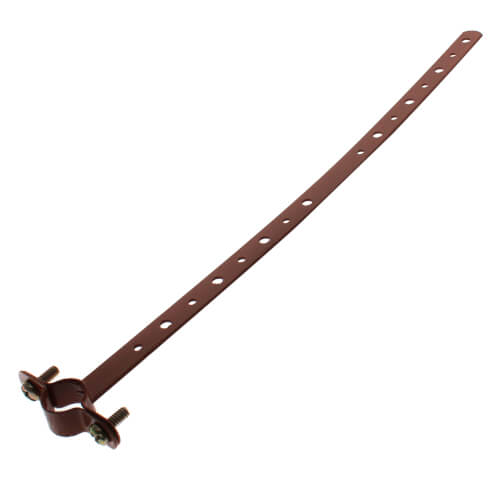 Main product image of 1/2" x 12" Copper Epoxy Coated Milford Hanger