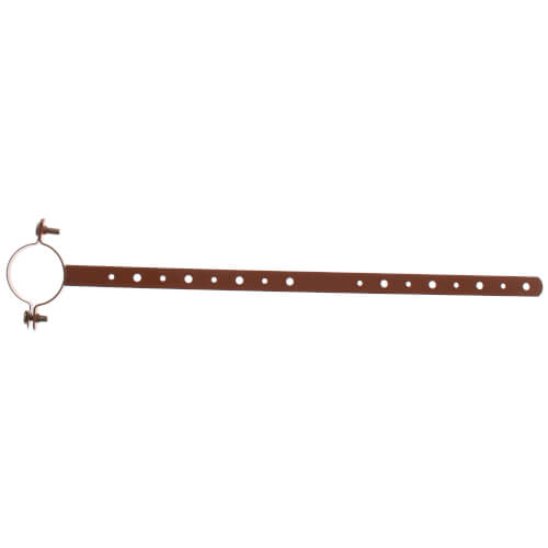 Main product image of 1-1/4" x 12" Copper Epoxy Coated Milford Hanger