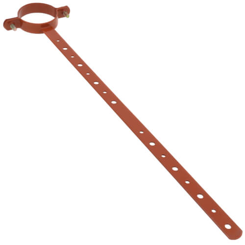 Main product image of 1-1/2" x 12" Copper Epoxy Coated Milford Hanger