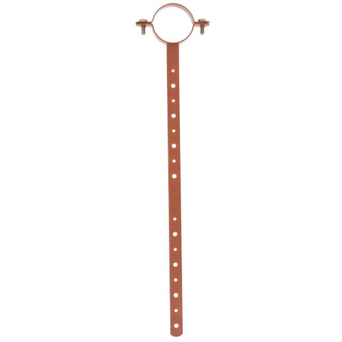 Main product image of 1-1/2" x 12" Copper Epoxy Coated Milford Hanger