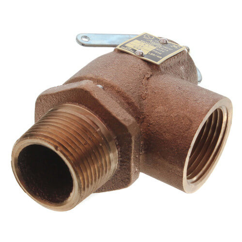 Main product image of 1" MNPT x 1" FNPT RVS13 643 LBS/HR Low Pressure Steam Safety Valve (15 psi)