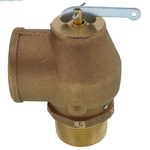 Main product image of 1-1/4" MNPT x 1-1/2" FNPT 1RVS13 1200 LBS/HR Low Pressure Steam Safety Valve (15 psi)