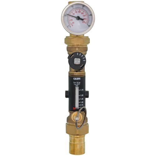 Main product image of 1/2" PEX Crimp QuickSetter Balancing Valve w/ Flow Meter, 0.5 to 1.75 GPM (Lead Free)