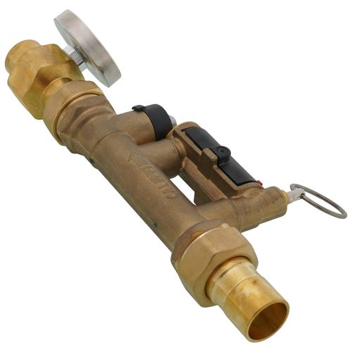 Main product image of 1/2" PEX Crimp QuickSetter Balancing Valve w/ Flow Meter, 0.5 to 1.75 GPM (Lead Free)