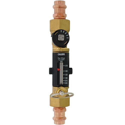 Main product image of 1/2" Press QuickSetter Balancing Valve w/ Flow Meter, 0.5 to 1.75 GPM