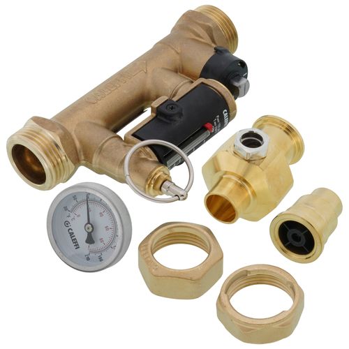 Main product image of 1/2" Sweat QuickSetter Balancing Valve w/ Flow Meter & Temp. Gauge - 0.5 to 1.75 GPM (Lead Free)