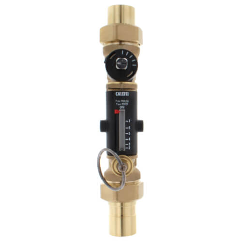 Main product image of 3/4" Press QuickSetter Balancing Valve w/ Flow Meter Union, 0.5 to 1.75 GPM (Lead Free)