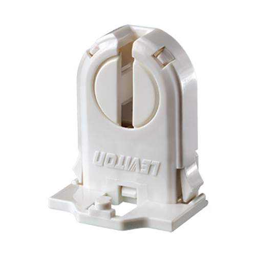Main product image of Fluorescent Lampholder T8/t12 (g13 Base) Medium Bi-pin Medium Height Snap In Post Mount (White)