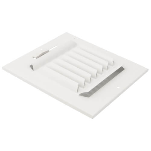 Main product image of 6" x 6" (Wall Opening Size) Three-Way White Sidewall/Ceiling Register (303 Series)