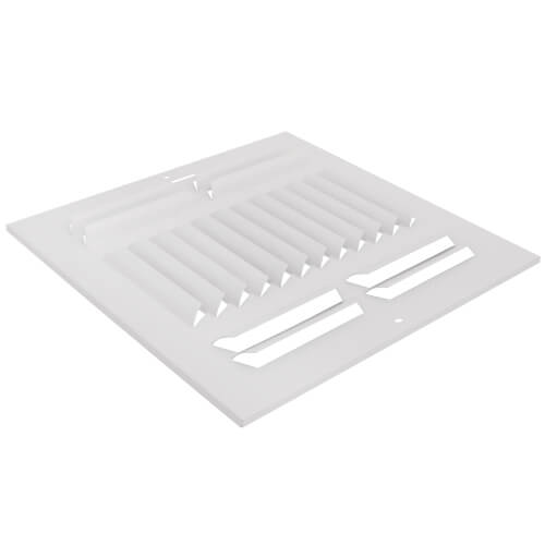 Main product image of 10" x 10" (Wall Opening Size) Three-Way White Sidewall/Ceiling Register (303 Series)