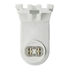 Main product image of Fluorescent Lampholder, Pedestal Base - White (660W)
